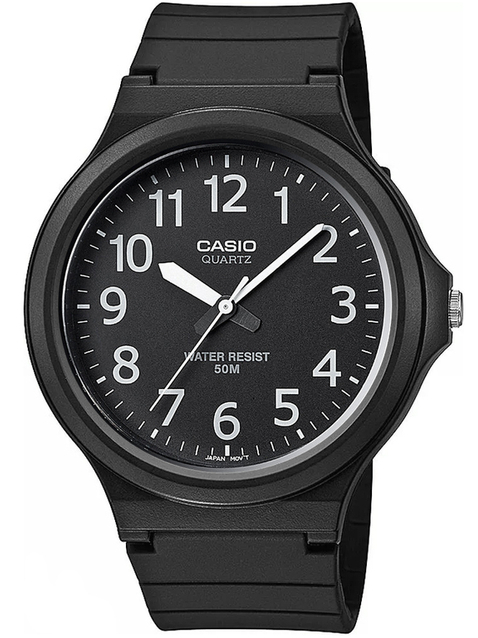 ZEGAREK MĘSKI CASIO MW-240-1B (zd166a) - KLASYKA + BOX