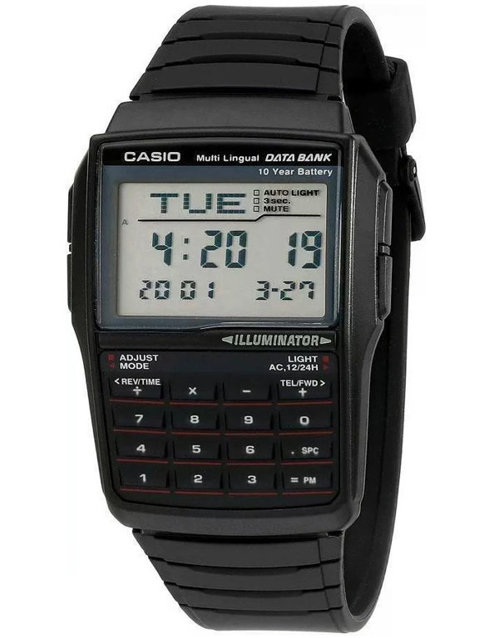 ZEGAREK MĘSKI CASIO VINTAGE DATABANK DBC-32-1A + BOX