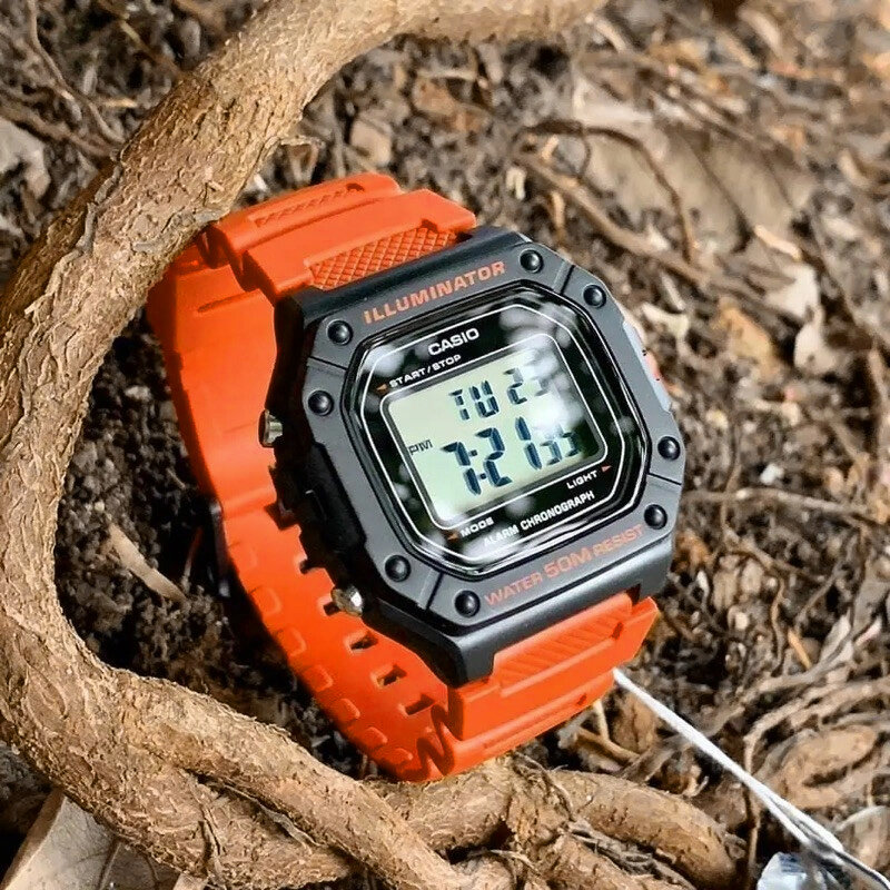 ZEGAREK MĘSKI CASIO W-218H-4B2 + BOX