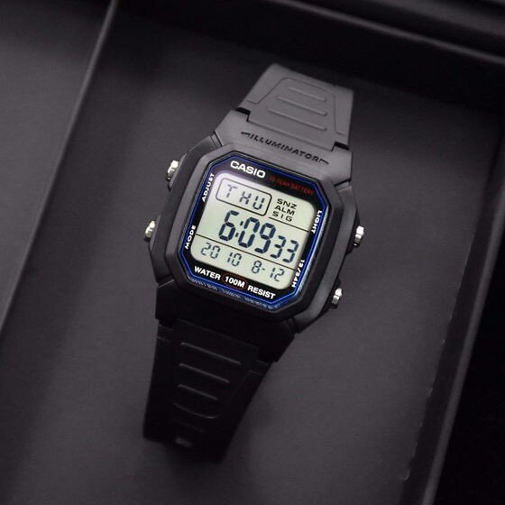 ZEGAREK MĘSKI CASIO W-800H-1A (zd100a) - KLASYKA + BOX