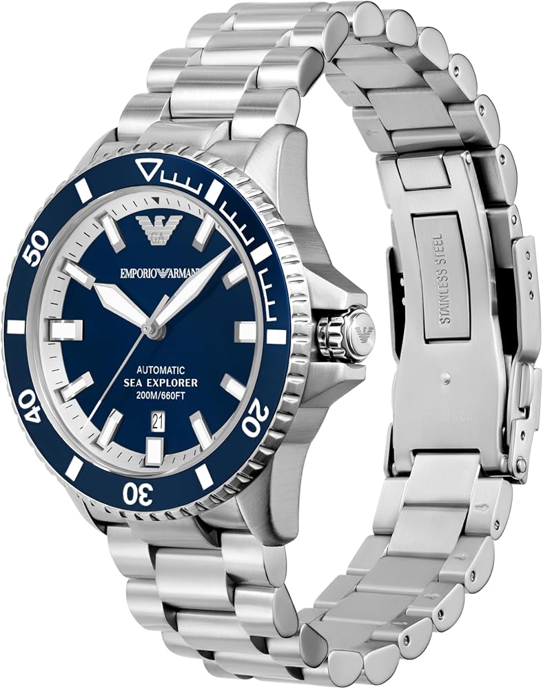 ZEGAREK MĘSKI EMPORIO ARMANI AR60079 Sea Explorer AUTOMATIC (zi110a) + BOX