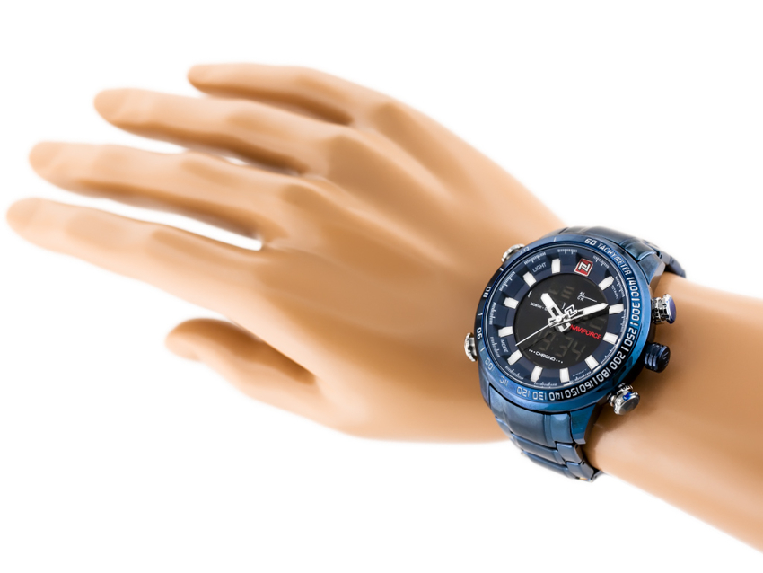 ZEGAREK MĘSKI NAVIFORCE - NF9093 (zn041f) - blue + BOX