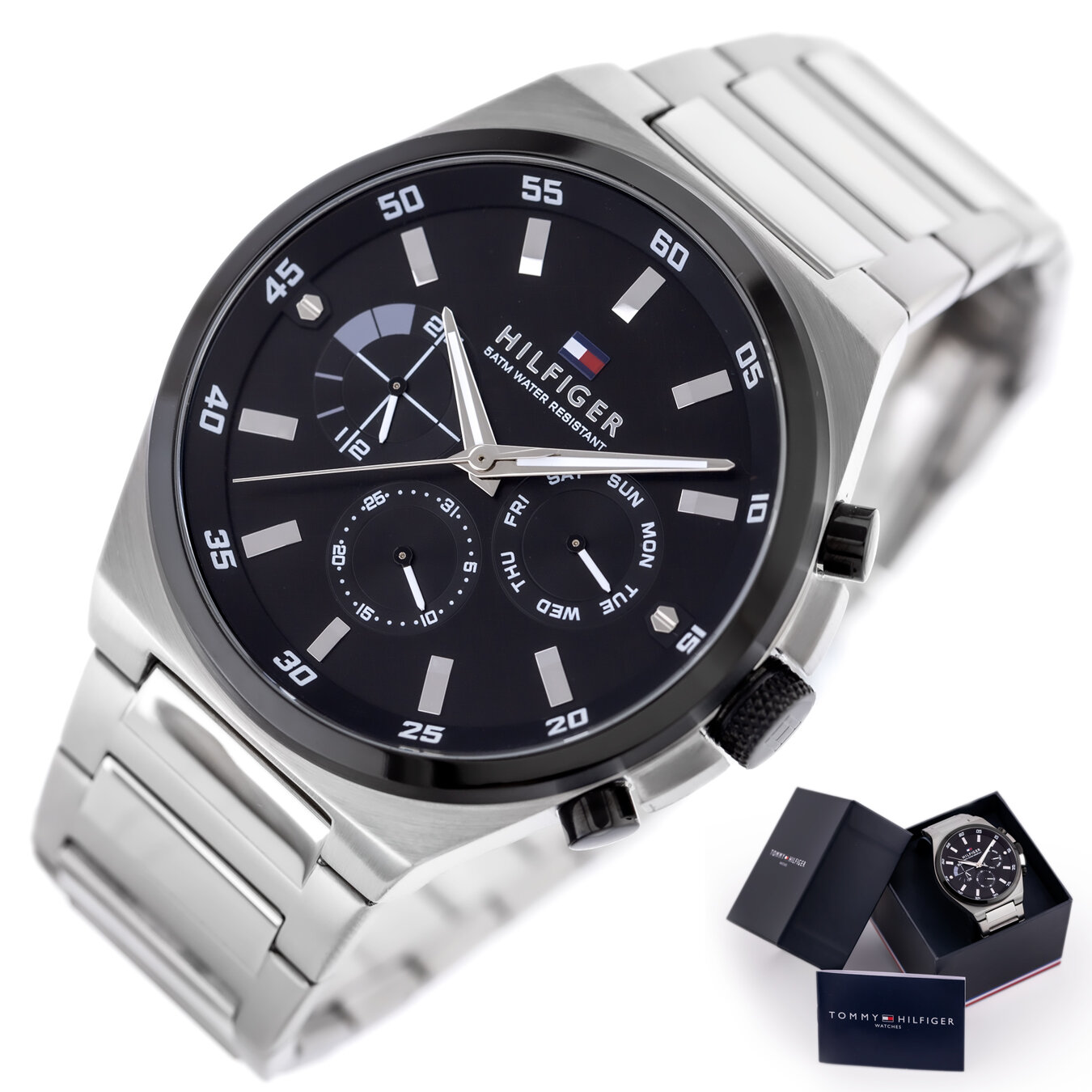 ZEGAREK MĘSKI TOMMY HILFIGER DEXTER 1792087 (zf104b) + BOX