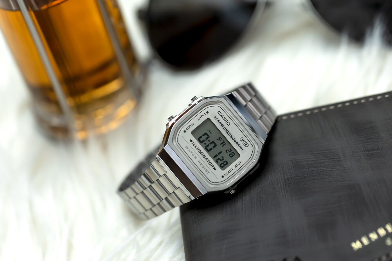 ZEGAREK UNISEX CASIO  Retro Vintage A168WA-8A + BOX