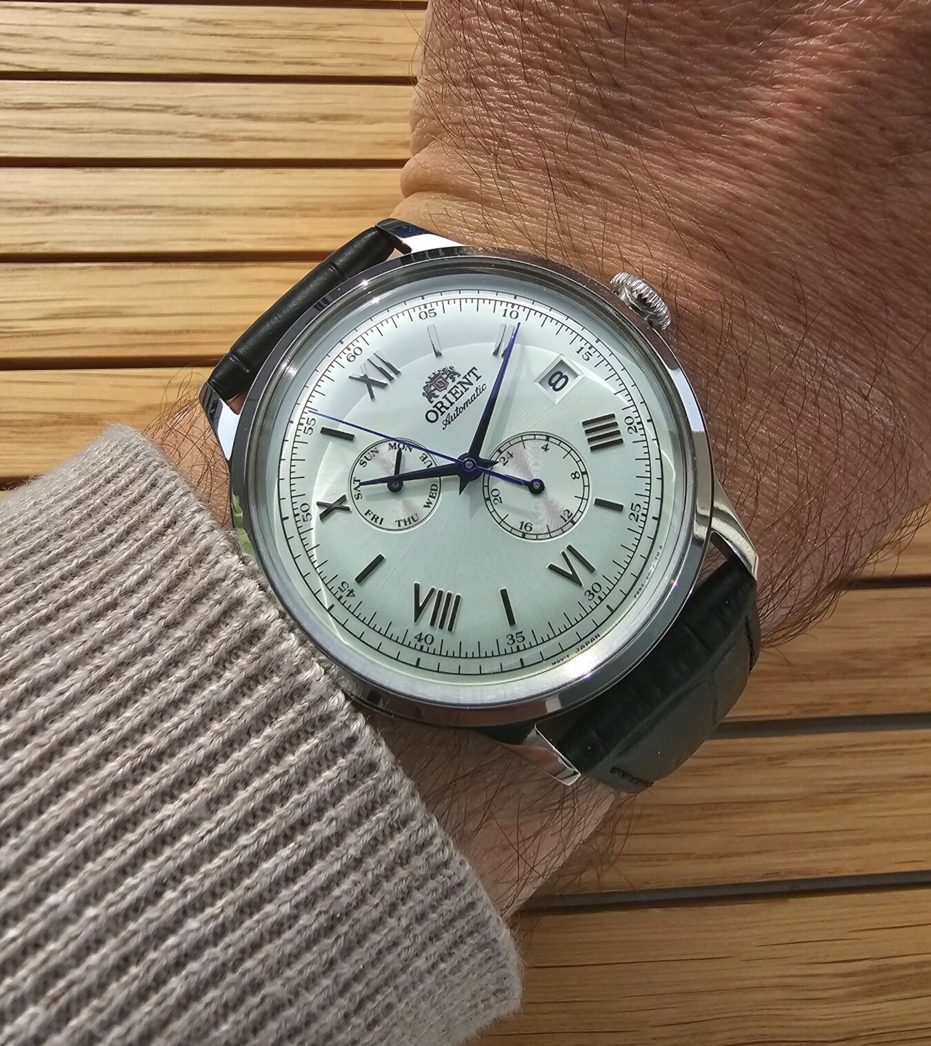 Zegarek Męski Orient Classic Bambino V8 RA-AK0701S10B + BOX