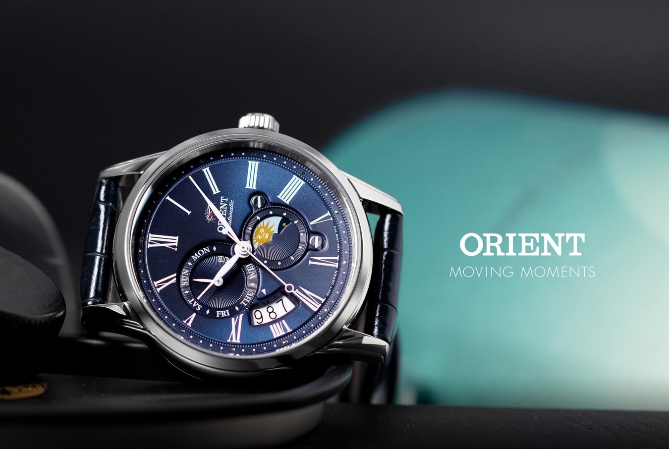 Zegarek Męski Orient Classic Sun & Moon  RA-AK0011D10B + BOX