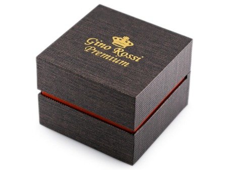 Prezentowe pudełko na zegarek - G. ROSSI PREMIUM - BROWN