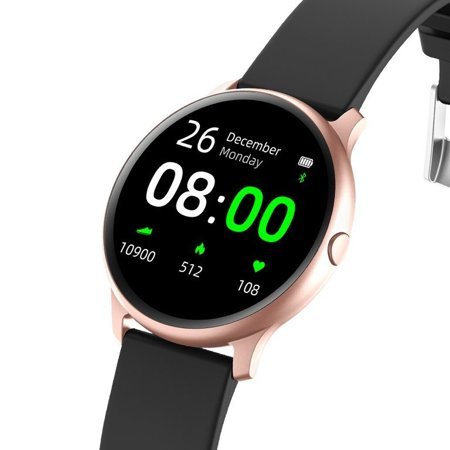 SMARTWATCH DAMSKI G. Rossi SW010-14 rosegold/black (sg005n)