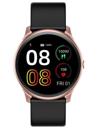 SMARTWATCH DAMSKI G. Rossi SW010-14 rosegold/black (sg005n)