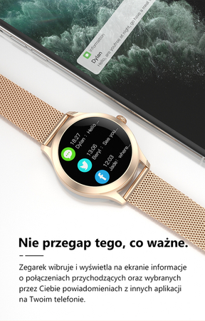 SMARTWATCH DAMSKI G. Rossi SW014-2 rosegold (sg009b)