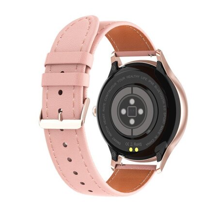 SMARTWATCH DAMSKI PACIFIC 18-1 - BRANSOLETA + PASEK: Rosegold / Różowy (sy015a)