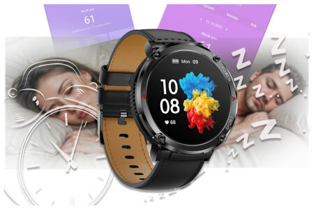 SMARTWATCH MĘSKI GRAVITY GT21-3 - BLUETOOTH CALL, DODATKOWY PASEK (sg025c)