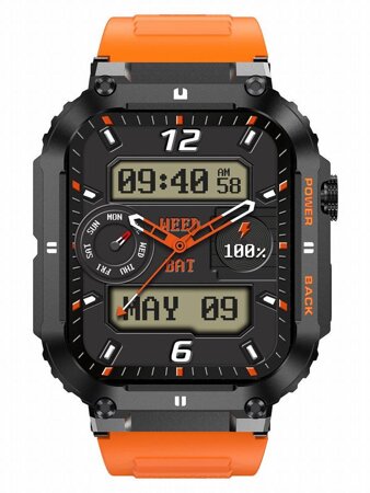 SMARTWATCH MĘSKI GRAVITY GT6-3 - WYKONYWANIE POŁĄCZEŃ, MONITOR SNU (sg020c)