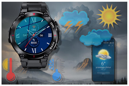 SMARTWATCH MĘSKI GRAVITY GT8-1 - z GPS (sg017a)