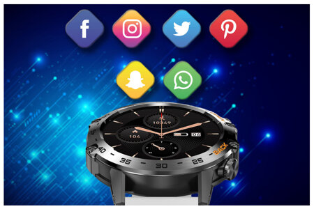 SMARTWATCH MĘSKI GRAVITY GT9-10 - WYKONYWANIE POŁĄCZEŃ, CIŚNIENIOMIERZ (sg021j)