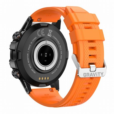 SMARTWATCH MĘSKI GRAVITY GT9-4 - WYKONYWANIE POŁĄCZEŃ, CIŚNIENIOMIERZ (sg021d)