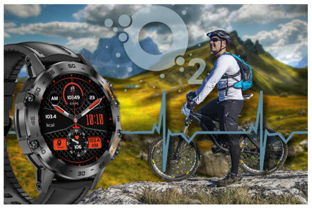 SMARTWATCH MĘSKI GRAVITY GT9-5 - WYKONYWANIE POŁĄCZEŃ, CIŚNIENIOMIERZ (sg021e)