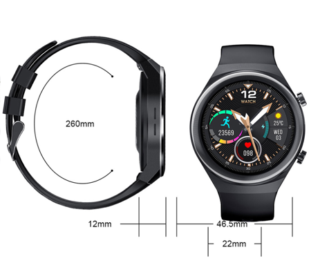 SMARTWATCH MĘSKI Rubicon RNCE68 - WYKONYWANIE POŁĄCZEŃ (sr016b)