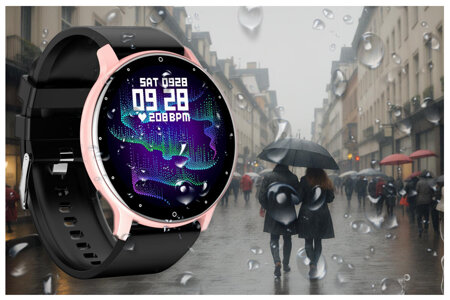 SMARTWATCH UNISEX GRAVITY GT1-2  PULSOMETR, WŁASNE TARCZE (sg015b)