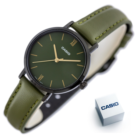 ZEGAREK DAMSKI CASIO LTP-VT02BL-3A KLASYKA + BOX