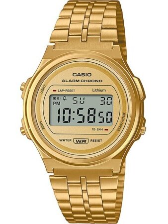 ZEGAREK DAMSKI CASIO Vintage Iconic A171WEG-9ADF + BOX