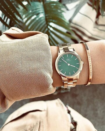 ZEGAREK DAMSKI DANIEL WELLINGTON DW00100419 Iconic Emerald 36mm + BOX