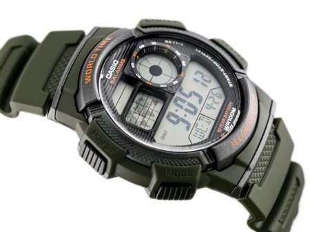 ZEGAREK MĘSKI CASIO AE-1000W 3AVDF (zd073b) - WORLD TIME + BOX