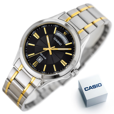 ZEGAREK MĘSKI CASIO  MTP-1381G-1A (zd191d) + BOX