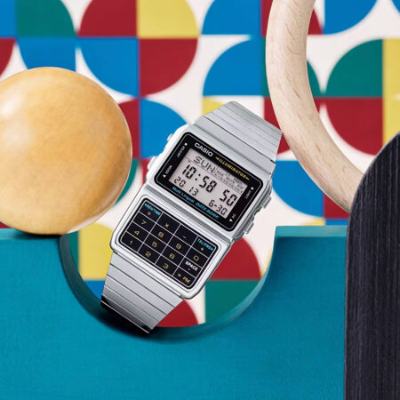 ZEGAREK MĘSKI CASIO VINTAGE DATABANK DBC-611-1D + BOX