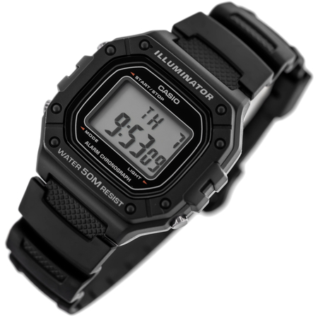 ZEGAREK MĘSKI CASIO W-218H-1A + BOX