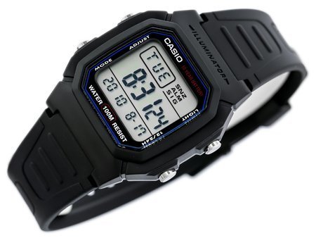 ZEGAREK MĘSKI CASIO W-800H-1A (zd100a) - KLASYKA + BOX