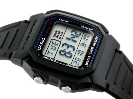 ZEGAREK MĘSKI CASIO W-800H-1A (zd100a) - KLASYKA + BOX