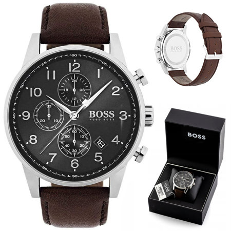 ZEGAREK MĘSKI HUGO BOSS 1513494 - NAVIGATOR (zh010a)