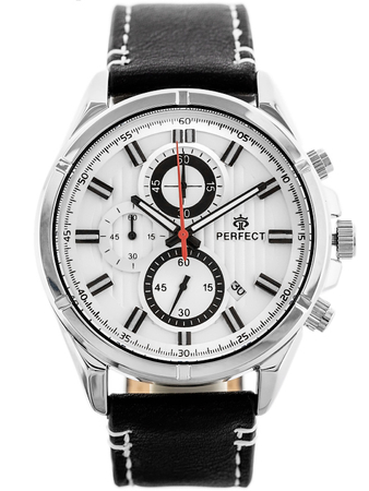 ZEGAREK MĘSKI PERFECT CH03L - CHRONOGRAF (zp352a) + BOX