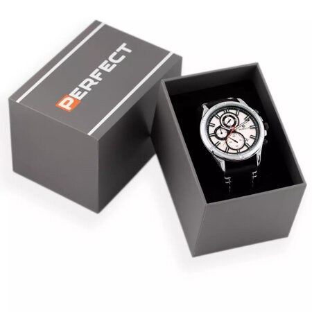 ZEGAREK MĘSKI PERFECT CH03L - CHRONOGRAF (zp352e) + BOX