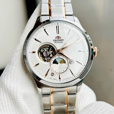 Zegarek Męski Orient Classic Sun & Moon  RA-AS0101S10B + BOX