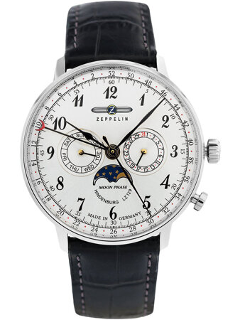 Zegarek Zeppelin LZ 129 Hindenburg Moonphase 40mm 70361