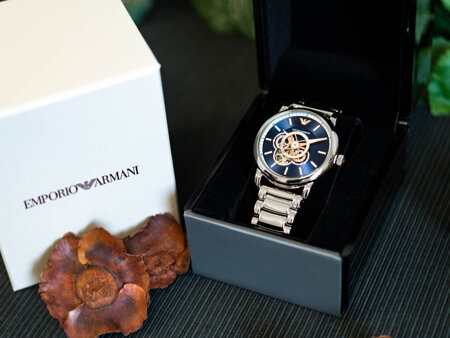 Zegarek męski EMPORIO ARMANI LUIGI Open Heart AUTOMATIC AR60036